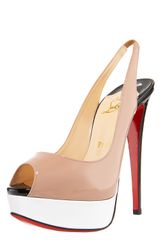 Christian Louboutin Jenny Patent Slingback Sandal