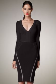 Donna Karan New York Contrast-seam Pencil Skirt - Lyst