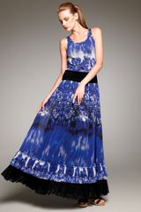 Jean Paul Gaultier Floral-print Maxi Skirt