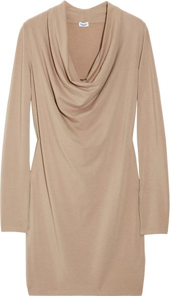 Splendid Cowl-neck Stretch-jersey Dress - Lyst