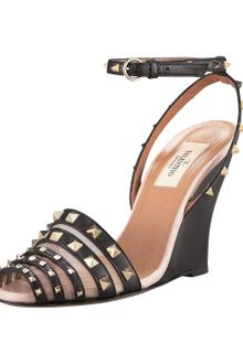 Valentino Rockmance Wedge - Lyst