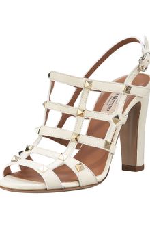 Valentino Rockstud Cage Slingback - Lyst