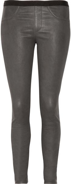 Helmut Lang Skinny Leather Pants - Lyst