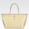 Ferragamo Metallic Leather Tote Bag in Gold - Lyst
