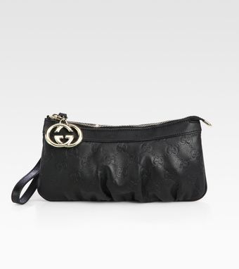  New Britt Leather Wristlet 
