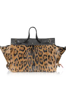 Jérôme Dreyfuss Carlos - Leopard Print Leather Tote - Lyst