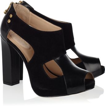 Kat Maconie Lucy Leather and Suede Sandals - Lyst