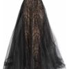 Marchesa Tulle and Lace Gown in Black - Lyst