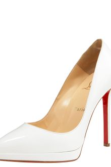 Christian Louboutin Point-toe Patent Pump - Lyst