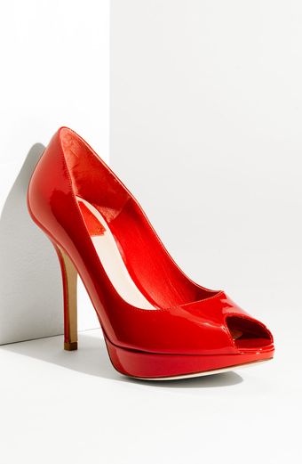 Dior Miss Peep Toe Pump - Lyst