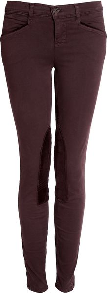  Wine Skinny Zip Ankle Jodhpur 