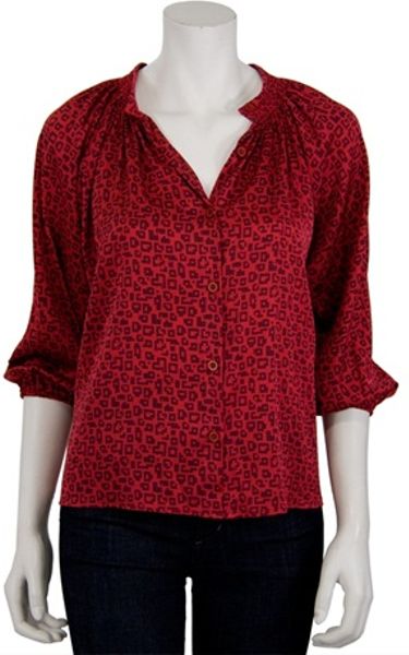 Tucker The Blouse in Animal - Lyst