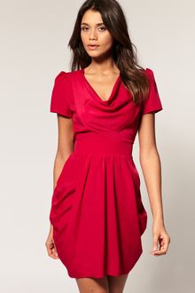 ASOS Collection Asos Tulip Dress with Cowl Neck - Lyst