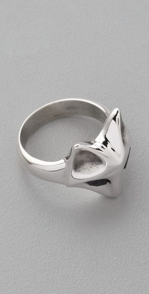  Fox Black Sapphire Ring 