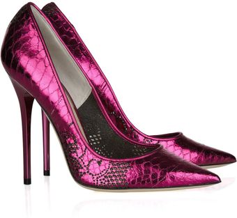 Jimmy Choo Tippi Snake-effect Leather Pumps - Lyst