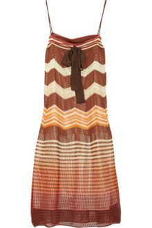 M Missoni Zigzag Crochet-knit Dress - Lyst