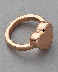 Marc By Marc Jacobs Mini Charm Heart Stacking Ring