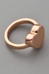 Marc By Marc Jacobs Mini Charm Heart Stacking Ring