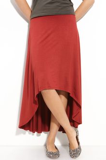 Wallpapher Scoop Back Midi Maxi Skirt  - Lyst