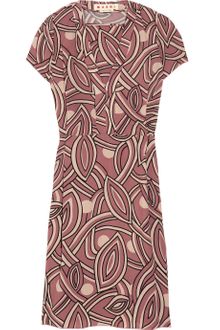 Marni Printed Crepe Dress - Lyst