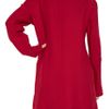 Marni Ribbed Wool Coat in Red - Lyst