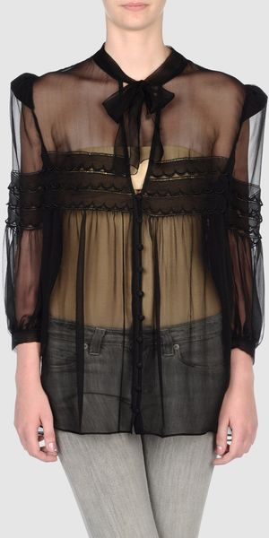 Roberto Cavalli Shirts With 3 4 Length Sleeves - Lyst