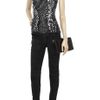 Balmain Embellished Leather Bustier in Black - Lyst
