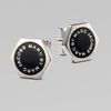 Marc By Marc Jacobs Enamel Disc Cuff Links in Black for Men - Lyst