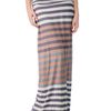 Splendid Gradient Stripe Maxi Skirt in Brown (pewter) - Lyst
