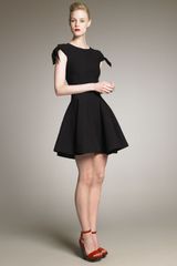 Yves Saint Laurent Textured Fit-and-flare Dress
