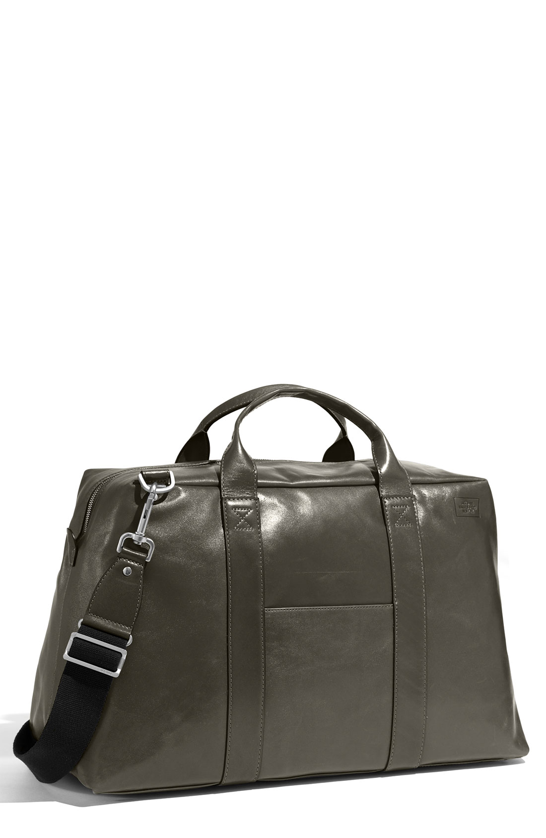 Jack Spade Wayne Leather Duffel Bag in Gray for Men (shark grey) Lyst