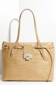 Jimmy Choo Rhea - Moc Croc Croc Embossed Shopper - Lyst
