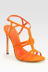 B Brian Atwood Florrina Suede High-heel Sandals