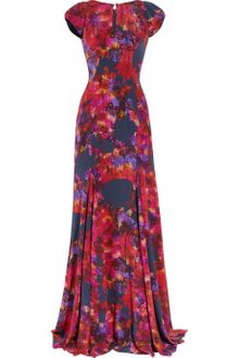 Erdem Lucietta Floral-print Silk Crepe De Chine Gown - Lyst