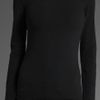 James Perse Jewel Long Sleeve Tee in Black - Lyst