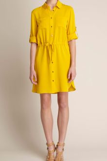 Adam Lippes Safari Shirt Dress - Lyst