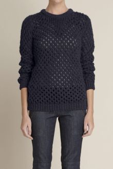 Adam Lippes Chunky Wool Sweater - Lyst