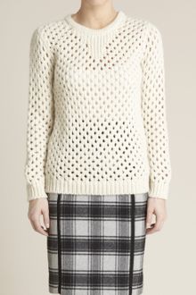 Adam Lippes Chunky Wool Sweater - Lyst