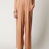 Free People Pleated Wideleg Pant in Brown (bronze) - Lyst
