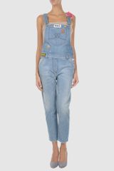 Love Moschino Denim Dungaree