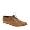 Asos Asos Marksy Leather Brogue with Contrast Sole in Beige (tanwhite) - Lyst