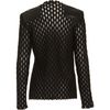 Balenciaga Open Weave Sweater in Black (noir) - Lyst