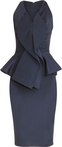 Givenchy Peplum Dress - Lyst