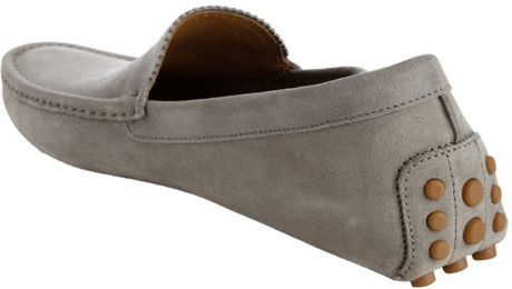 Gucci Grey Suede Slip-on Driving Loafers in Gray for Men (grey) | Lyst