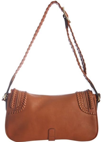 burnt orange handbags leather