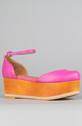 Jeffrey Campbell The Sue Bee Shoe in Neon Fuchsia - Lyst