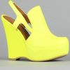 Jeffrey Campbell The Darian Shoe in Neon Yellow in Yellow - Lyst