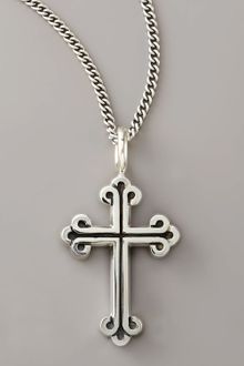 King Baby Studio Cross Pendant Necklace - Lyst
