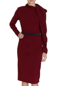Lanvin Drape Sleeve Dress - Lyst