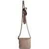 Lanvin Grey Quilted Calfskin Leather Mini Pop Bow Detail Shoulder Bag in Beige (grey) - Lyst